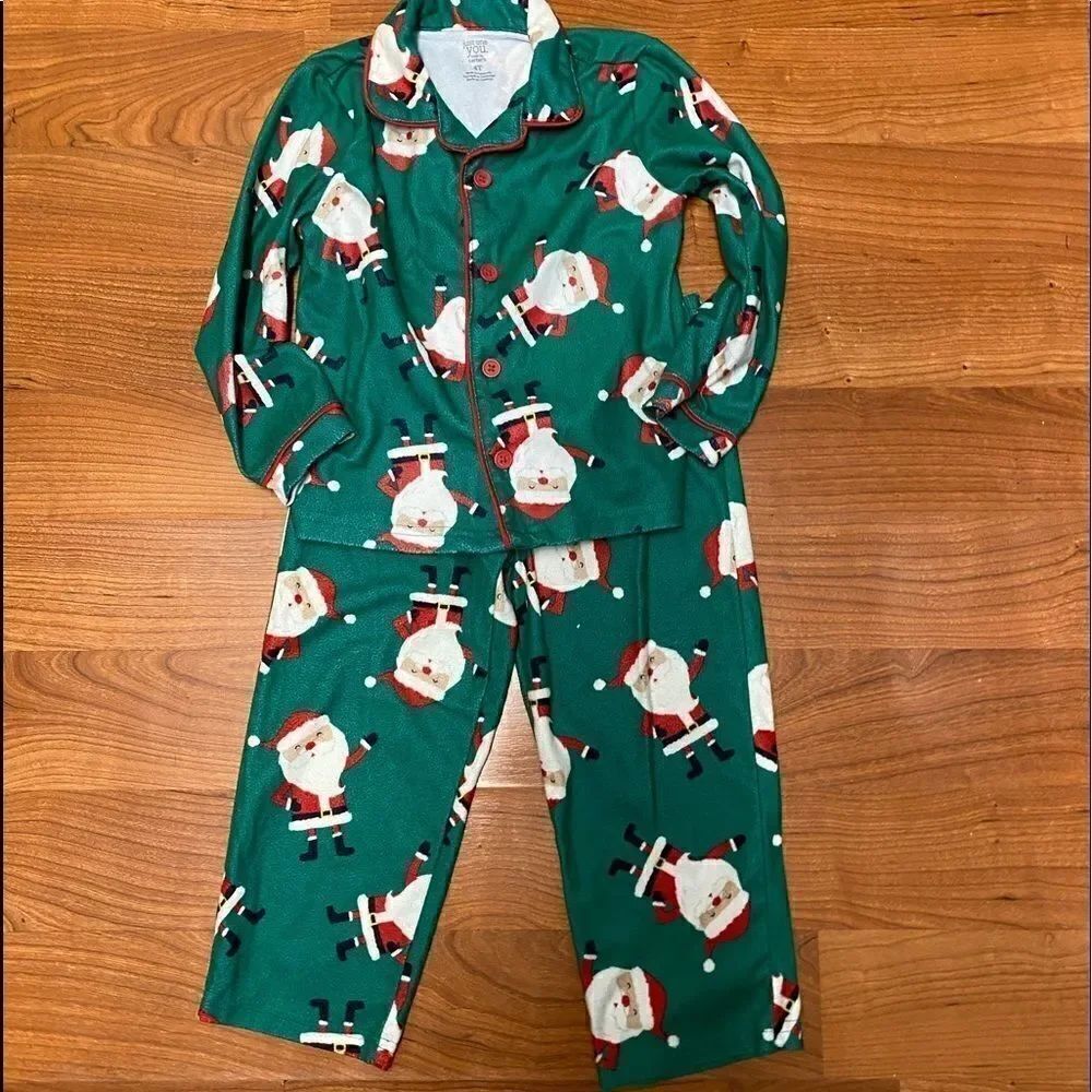 Carter’s Christmas Santa two-piece flannel pajamas